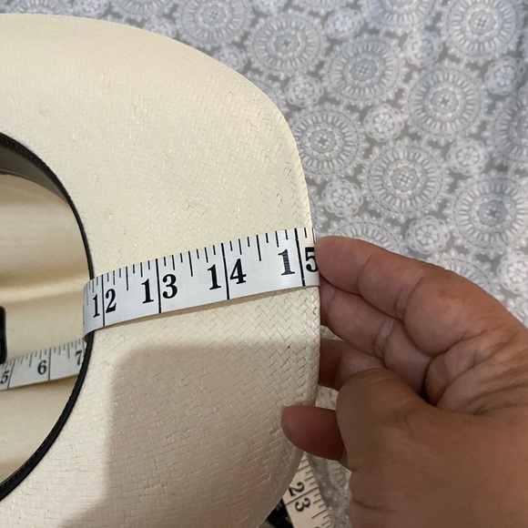 Stetson Cream Cowboy Hat with Black Band - Picture 16 of 16